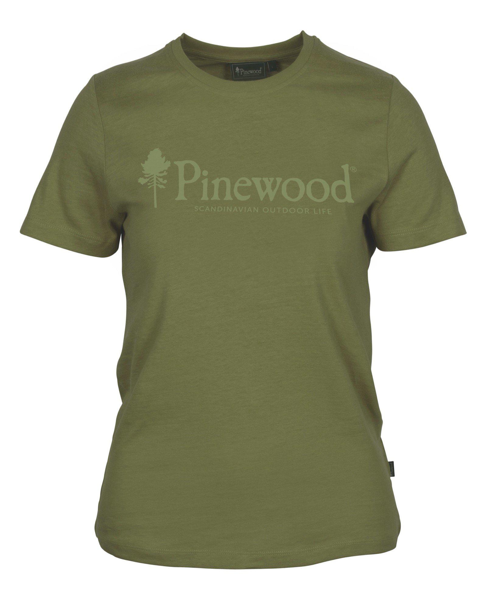 Pinewood Outdoor Life T-Shirt Dam Pine Green