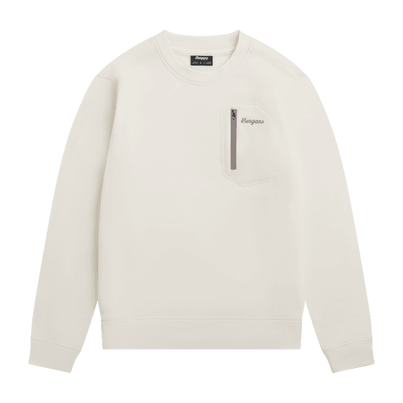 Bergans Midtli Midlayer Sweatshirt Women Vanilla White