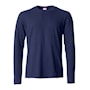 Clique T-skjorte Langermet Herre Marineblå