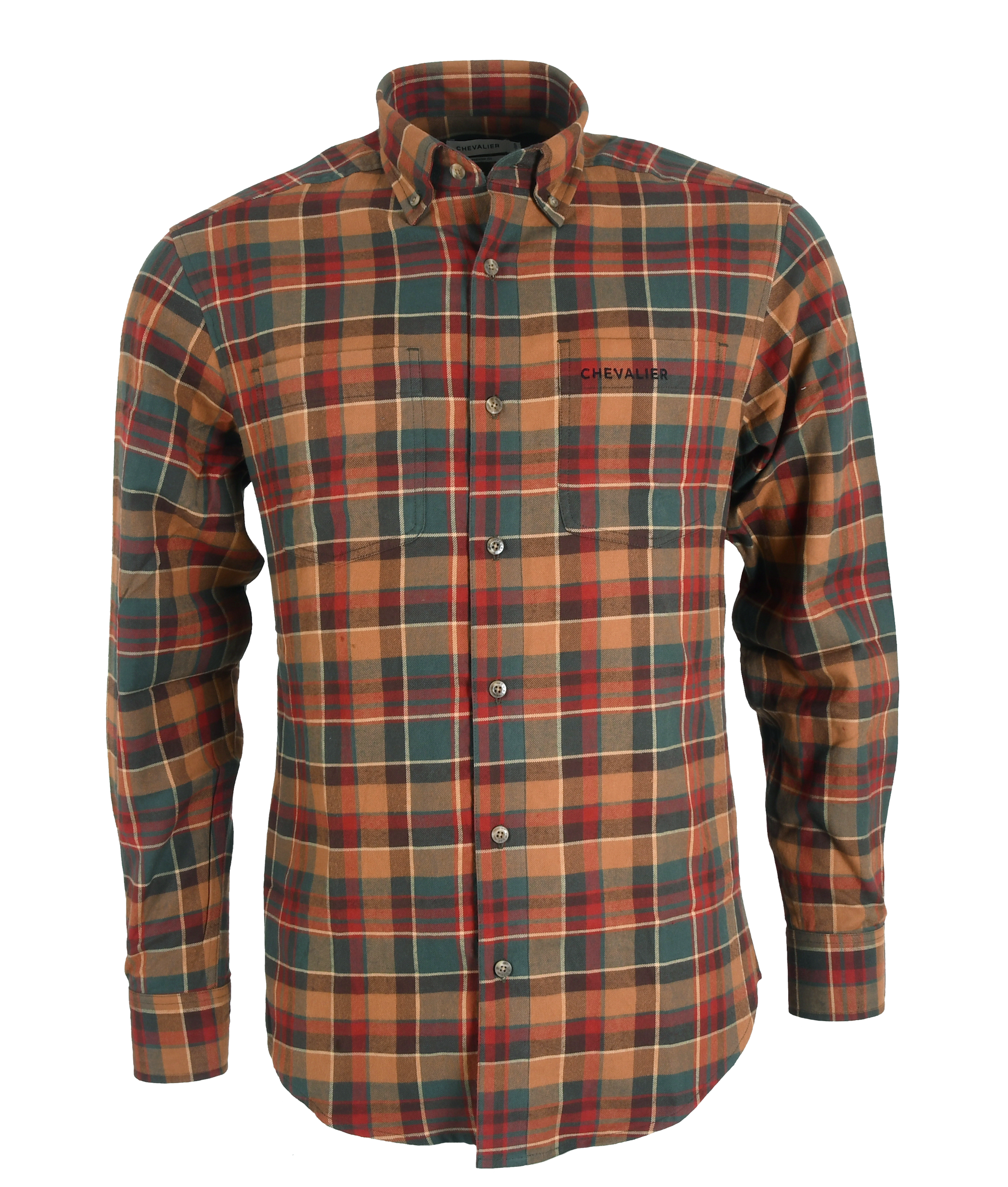 Chevalier Badger Skjorta Herr Woodland Checked 3XL -