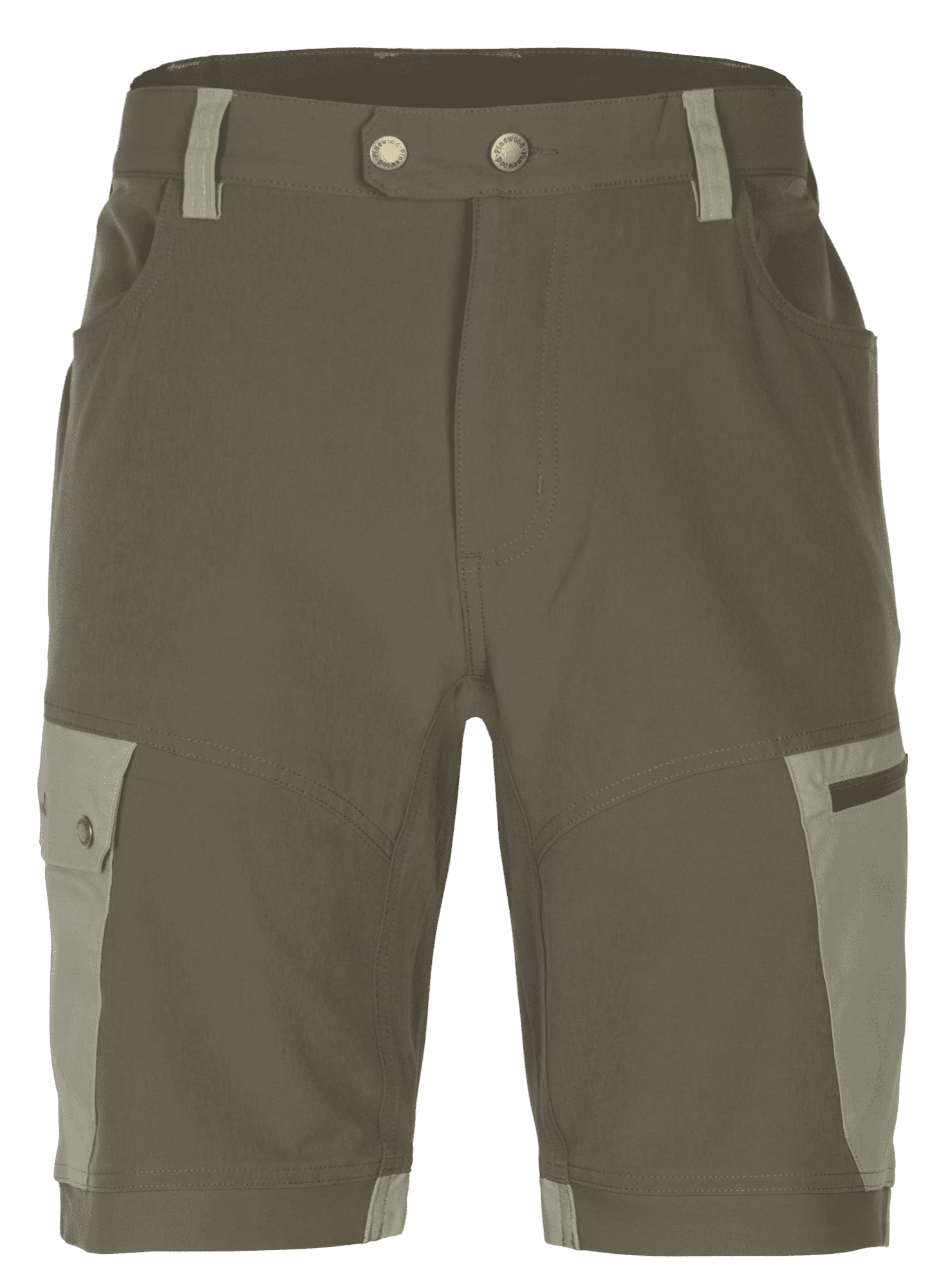 Pinewood Finnveden Trail Hybrid Shorts Herr Earth Brown/Light Khaki