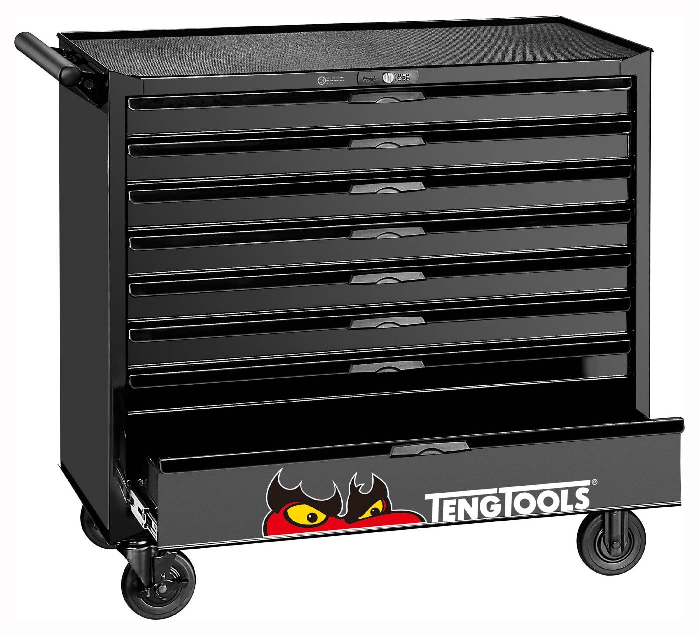 Teng Tools Verktygsvagn TCW208NBK1 8 lådor, röd