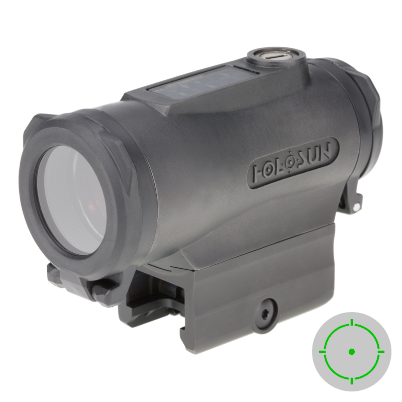 HOLOSUN HE530C GR, Green Circle Dot/Solar/Titanium
