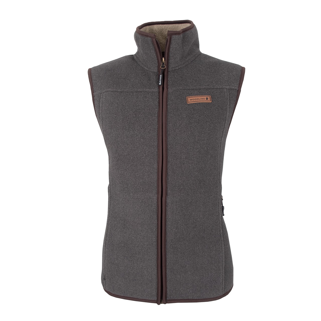Woodline Fleecevest Bolmen Grå Dame 42 -