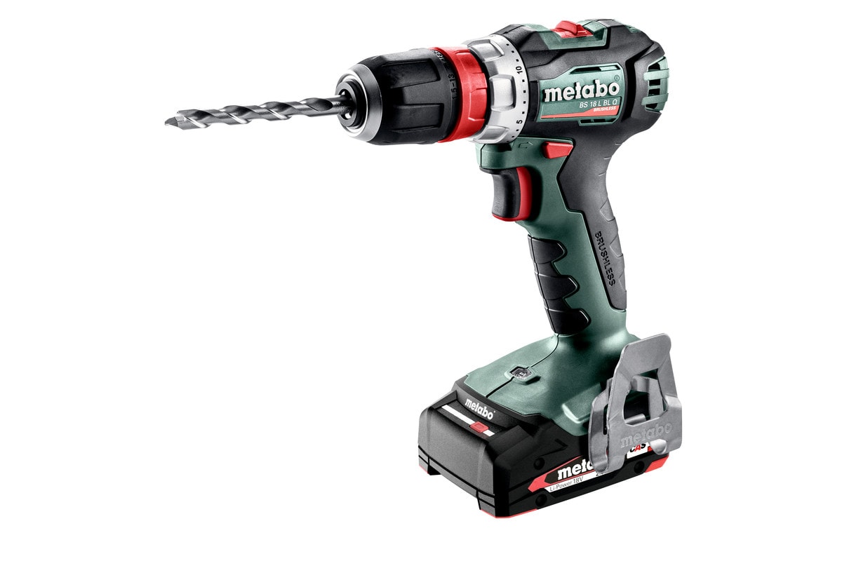 Metabo Skruvdragare BS 18 L BL Q med 2x2Ah batterier & laddare