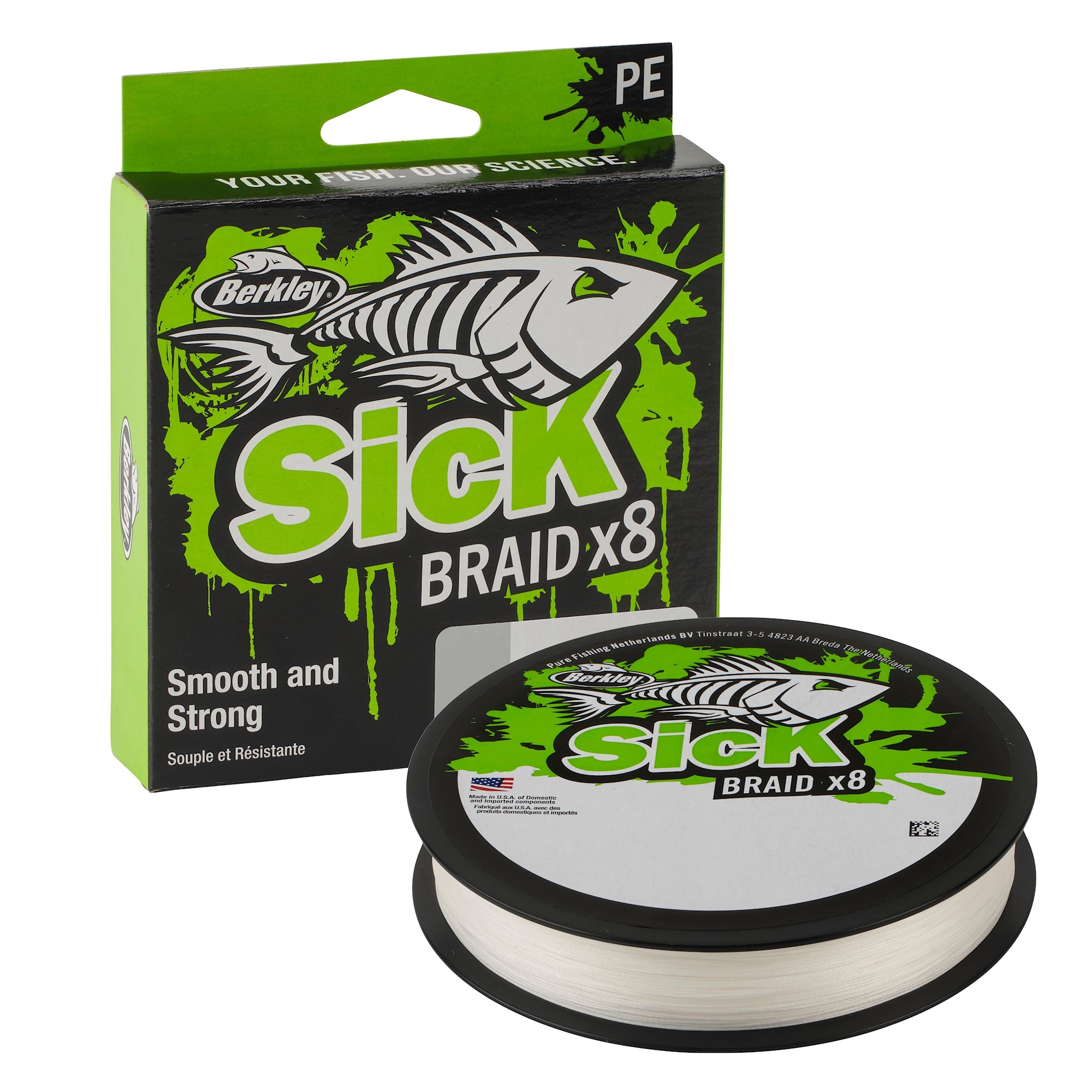Berkley BSKBFS40-WH BK SICK BRD WHITE 0.23 150M -
