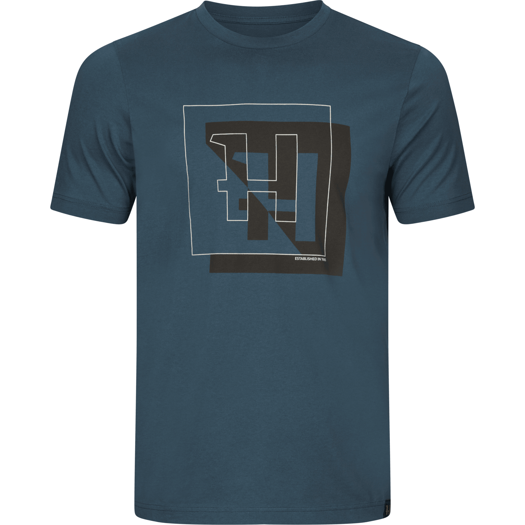 Härkila H-Logo S/S T-Shirt Herr Sea blue