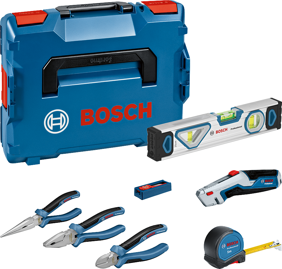 Bosch Handverktygssats 13 delar + Tångset 3St