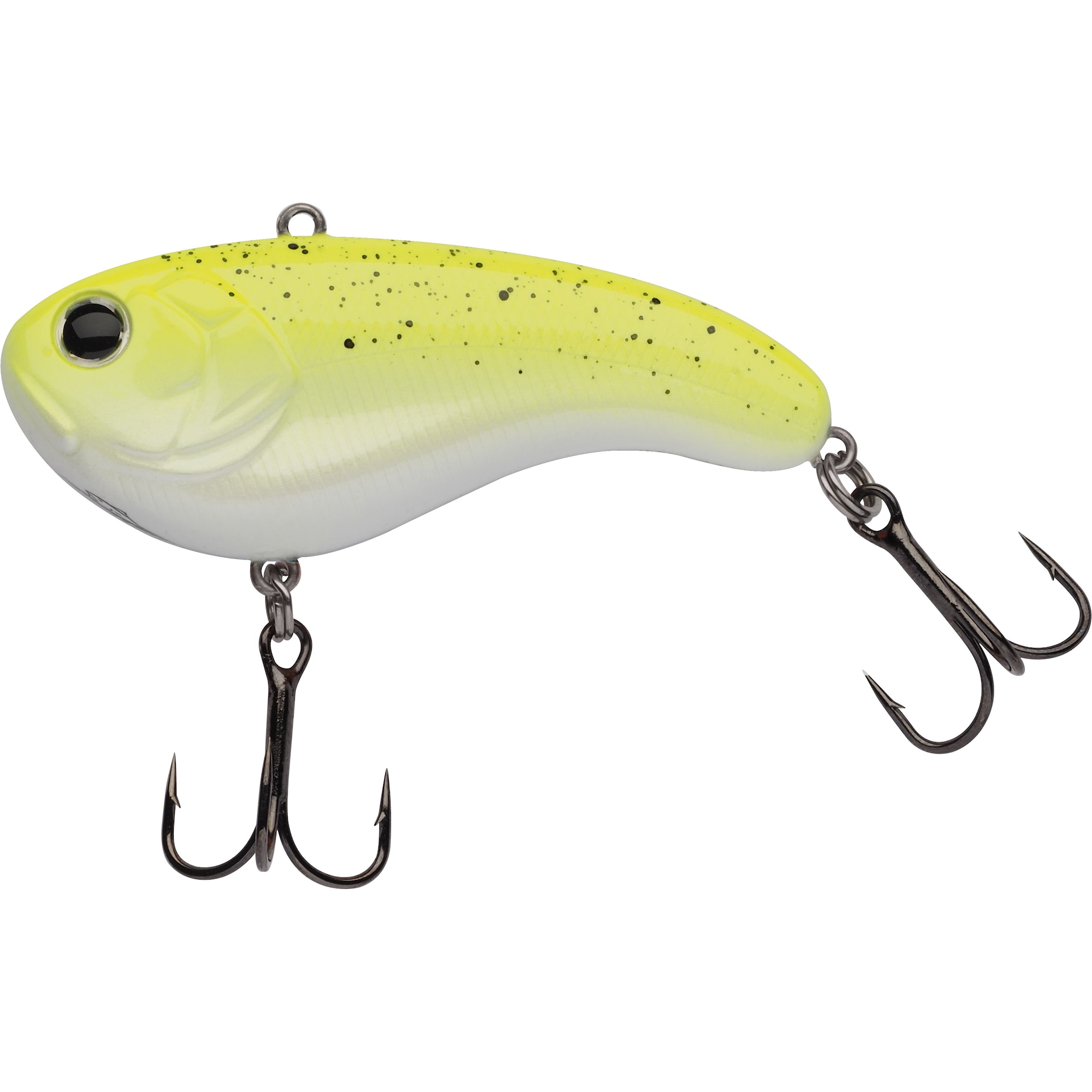 Berkley Flatt Shad XH 7,7 cm UV Spotted Yellow Neon