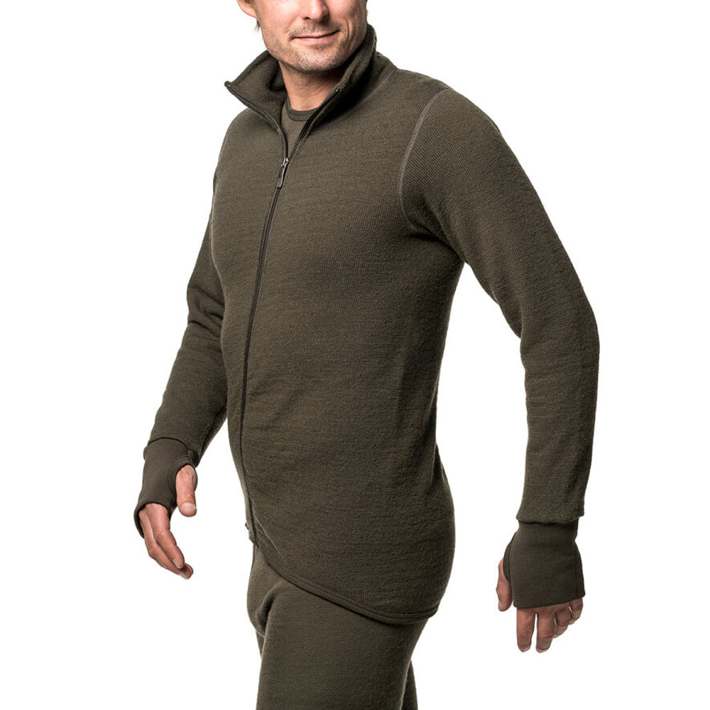 Woolpower Full Zip Jacket Grön