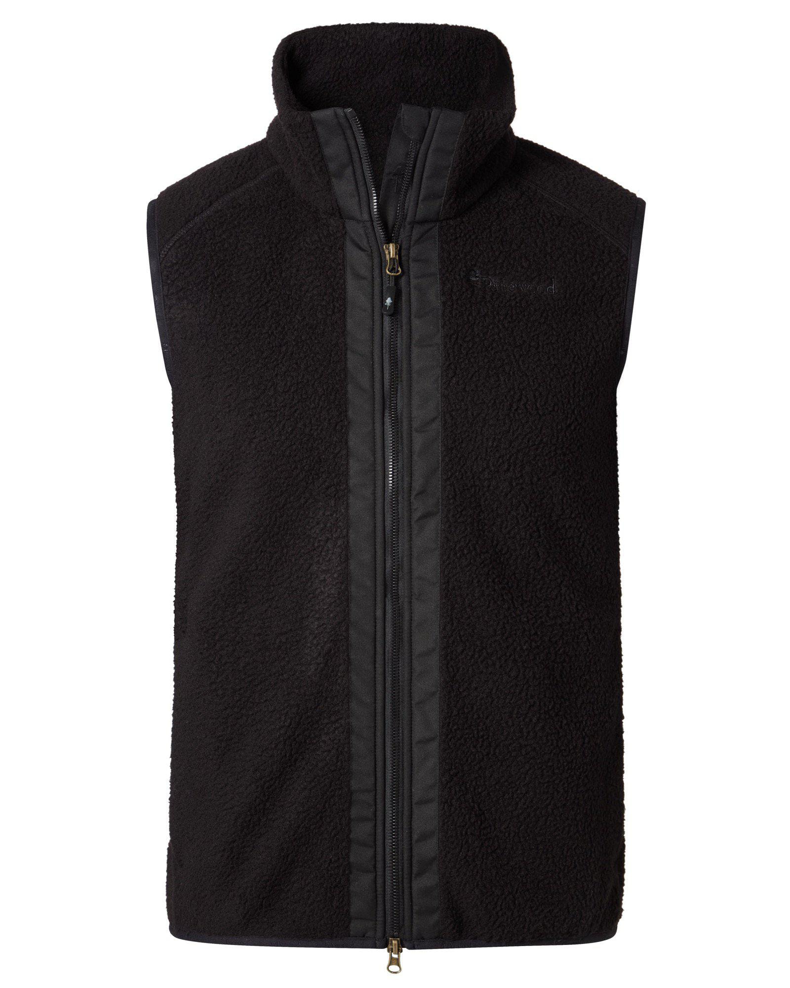 Pinewood Pilefleece Väst Dam Black