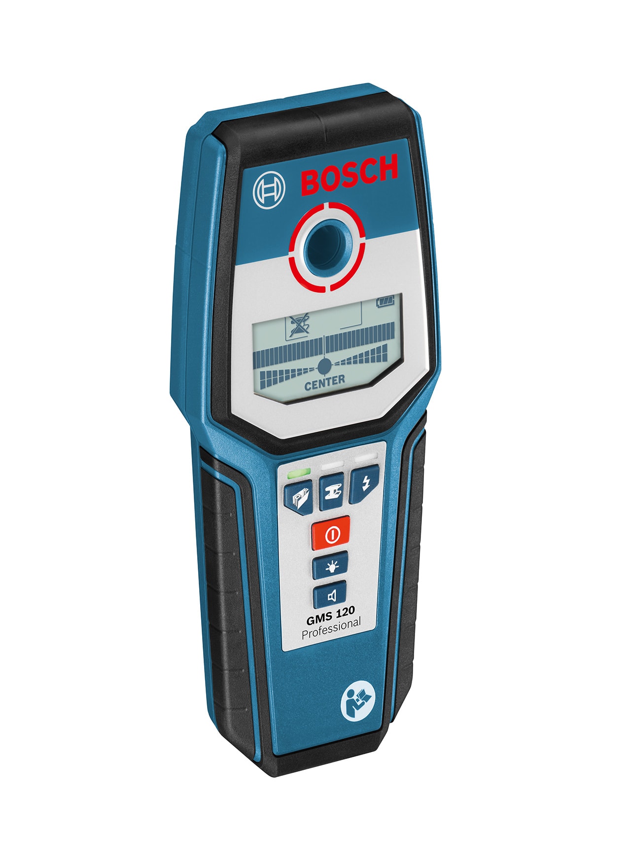 Bosch Detektor GMS 120 Professional med tilbehør, håndstropp