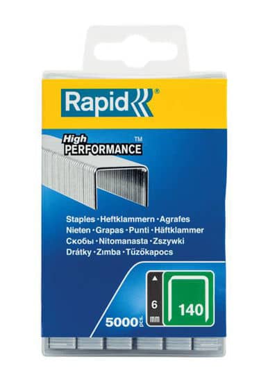 Rapid Häftklammer 140, galvad, 5000-pack