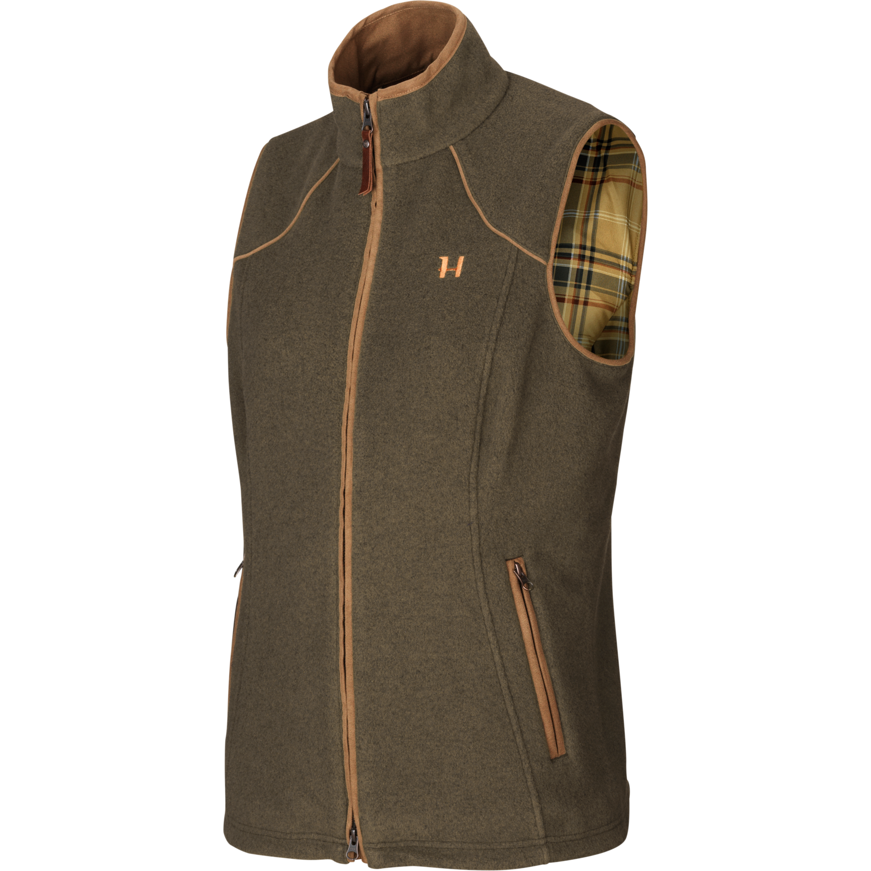 Härkila Sandhem Fleeceweste Damen Willow green melange