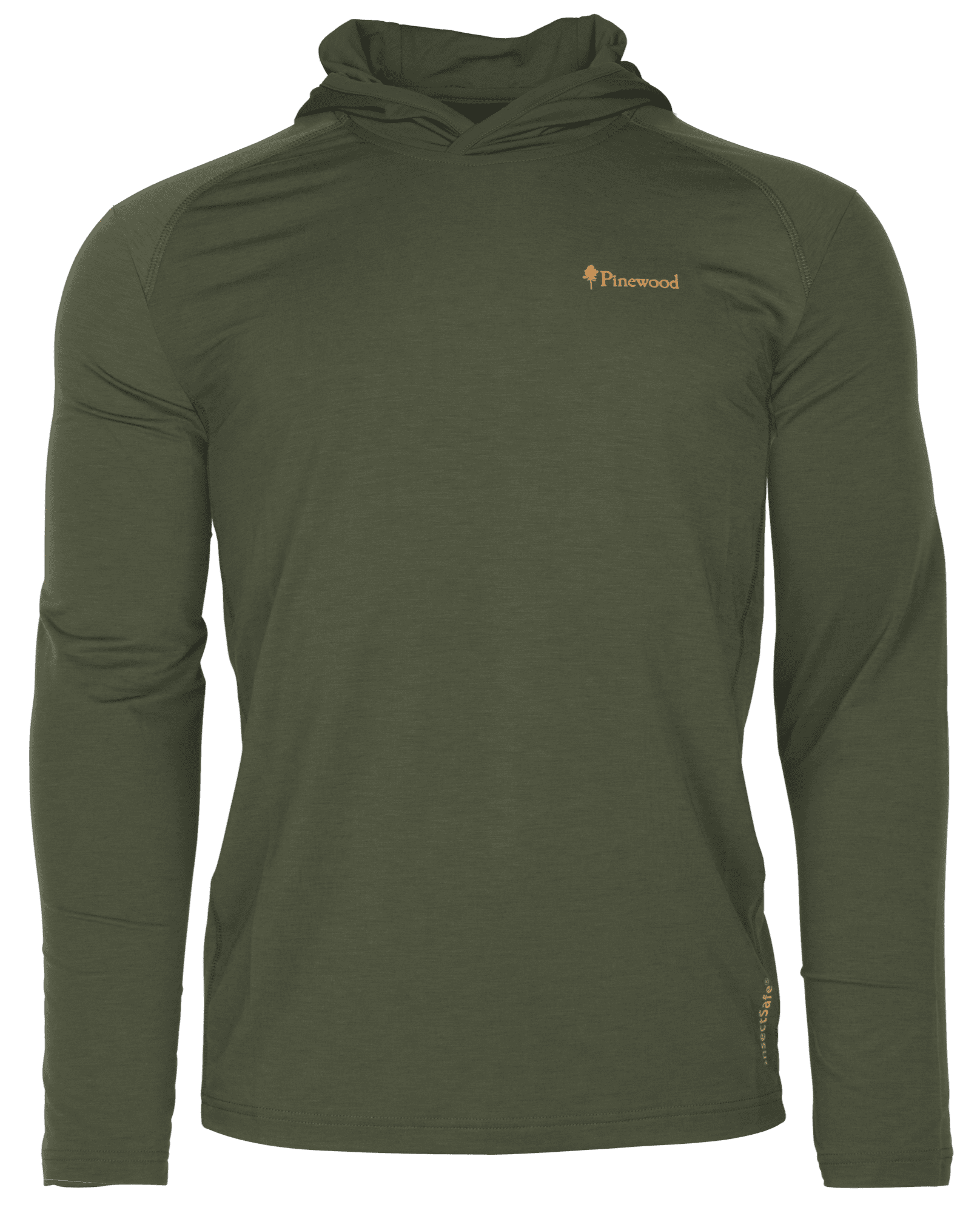 Pinewood InsectSafe Funktionshoodie Herr Moss Green