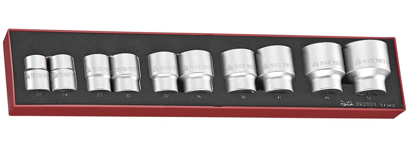 Teng Tools Hylssats TEX3410 3/4 6-kant 10 delar