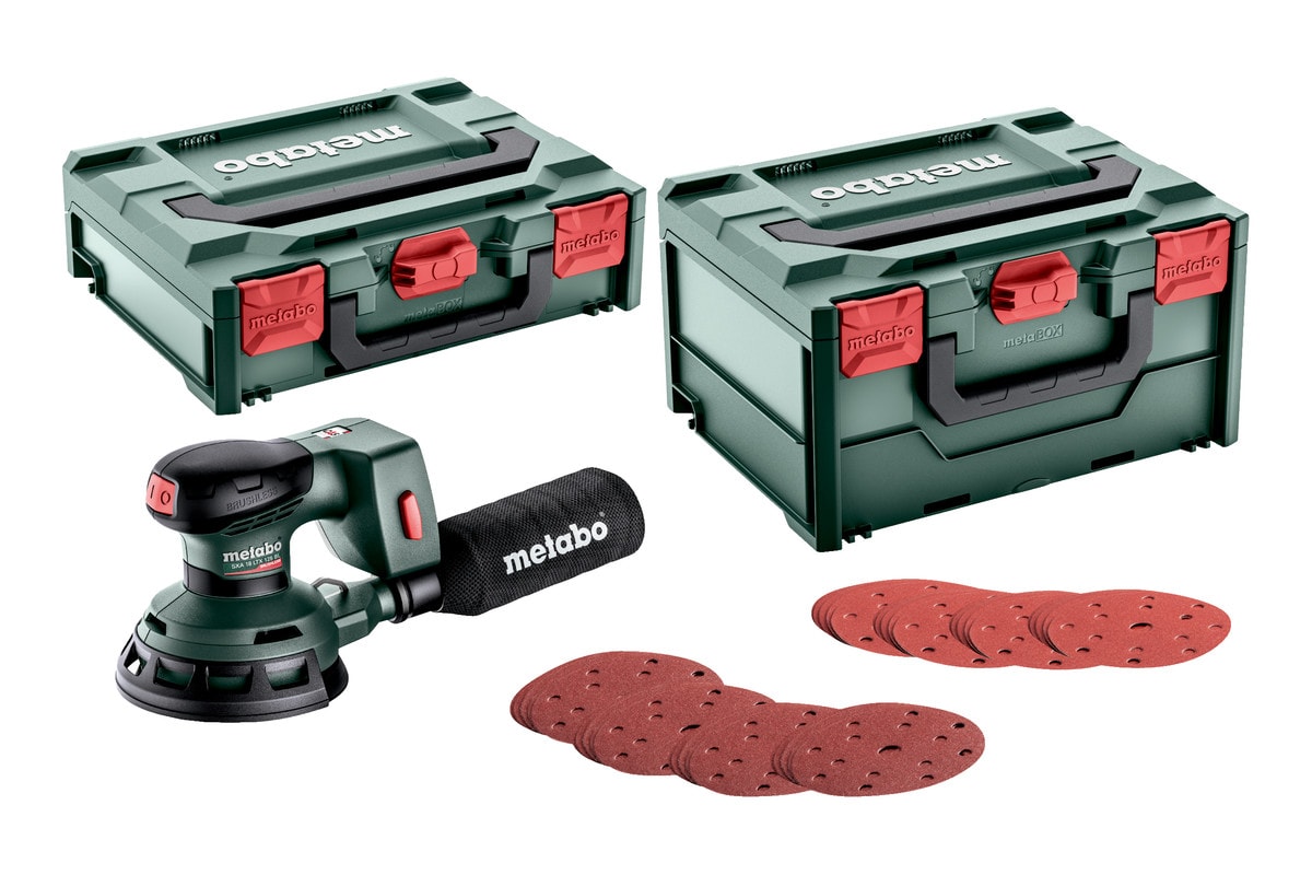 Metabo Excenterslip SXA 18 LTX 125 BL Set