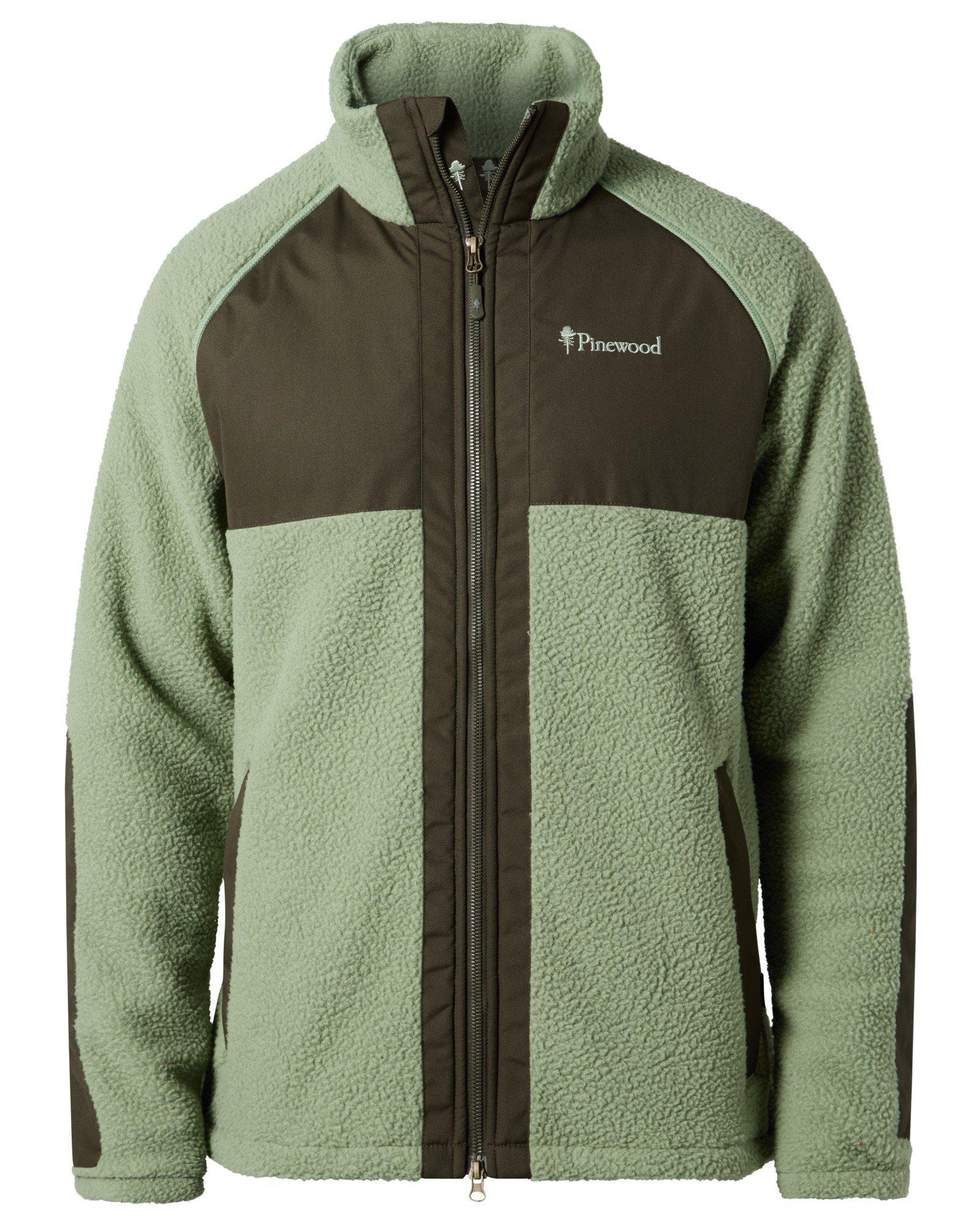 Pinewood Pilefleece Jacka Herr Sage Green