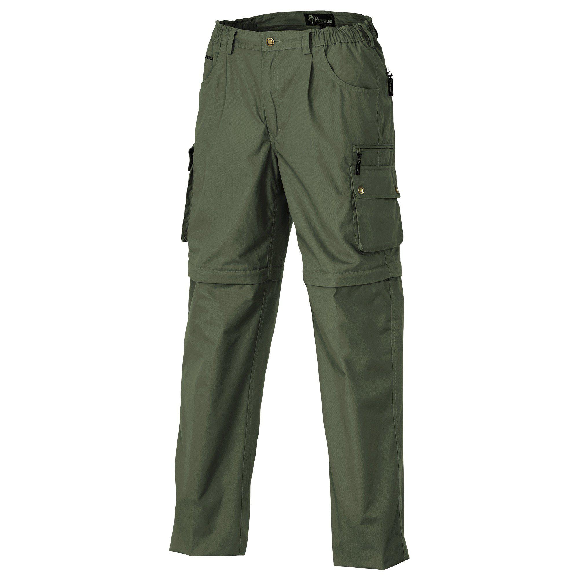 Pinewood Wildmark Zip-Off Byxor Herr Mid Green