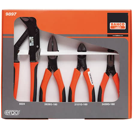 Bahco 4Pc Plier Set 9897