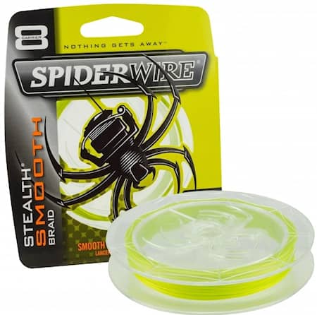 Spiderwire Stealth Smooth 8 Hi-Vis Yellow 150m Flätlina