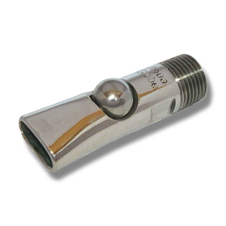 Bitkulventil 1/2tum Ss Kalv