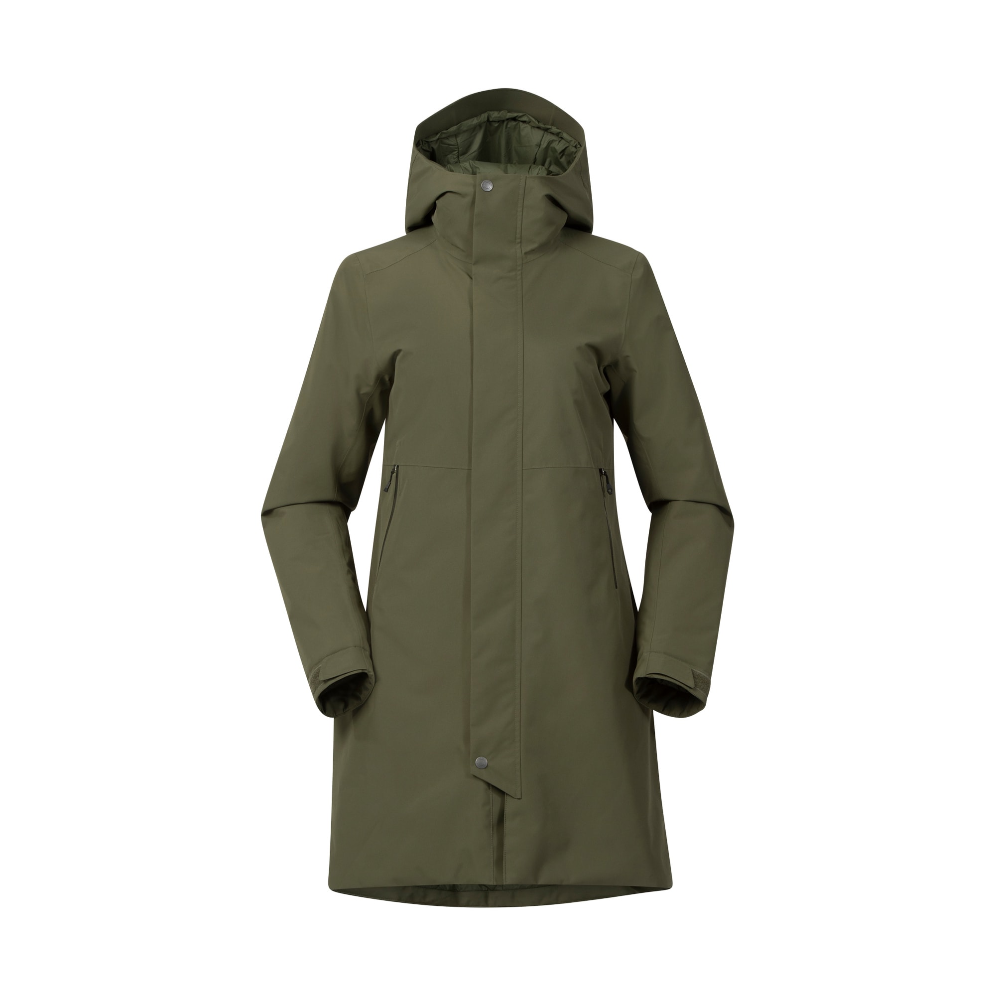 Bergans Oslo Insulated Skalljakke Dame Dark Green Mud