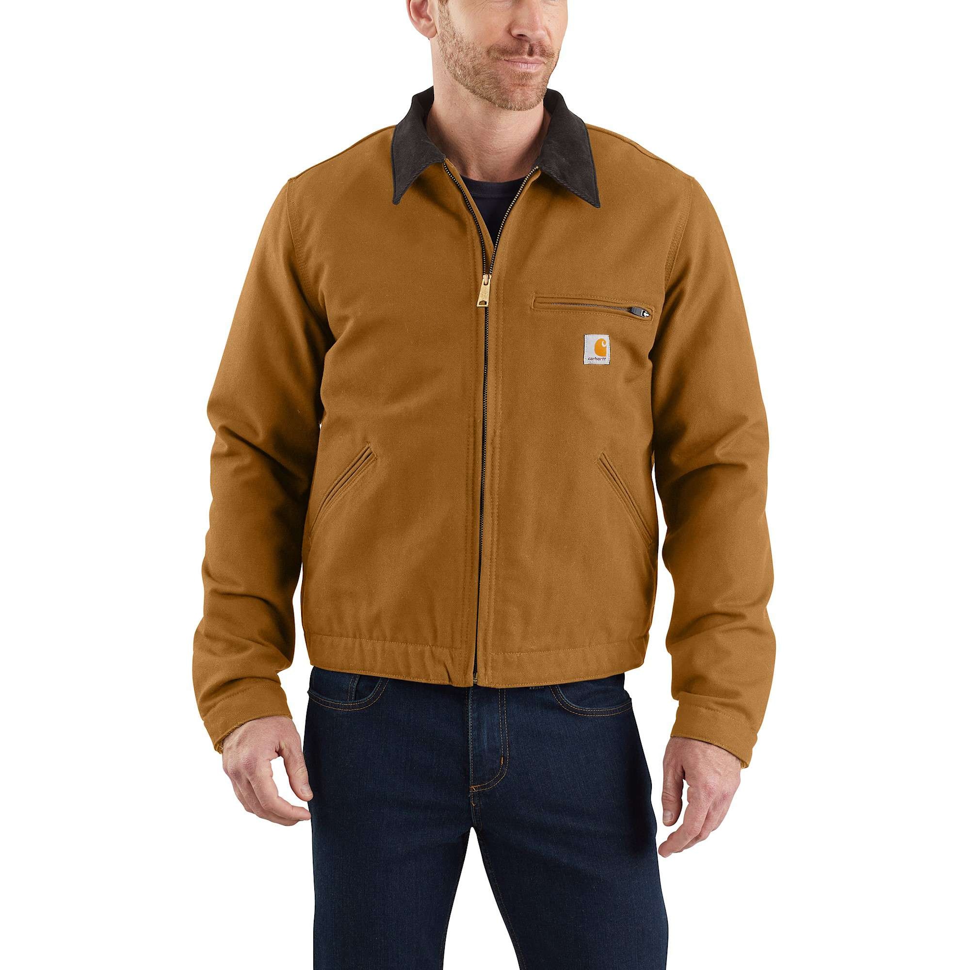 Carhartt Duck Detroit Jacket Men's Carhartt® Brown S