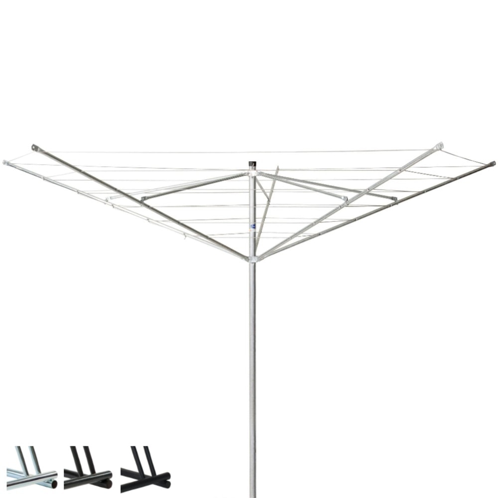 Varax 122 Torkvinda 5-armad Ø300 x 200 cm Grå -