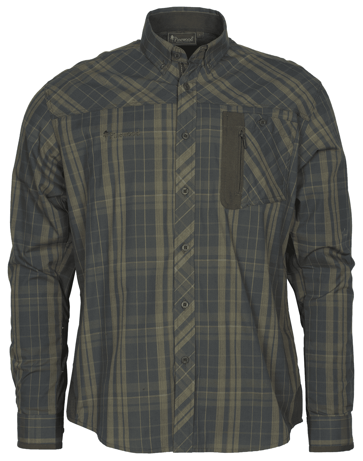 Pinewood Wolf Skjorta Herr Dark Green