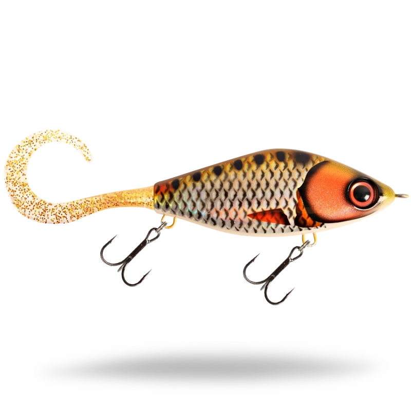 Guppie Jr SH, 11cm, 58g - Golden Ridgeback - Gold Glitter -