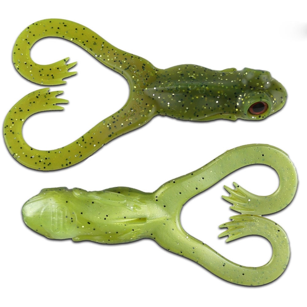 SPRO Iris The Frog 12 cm Brown Chartreuse