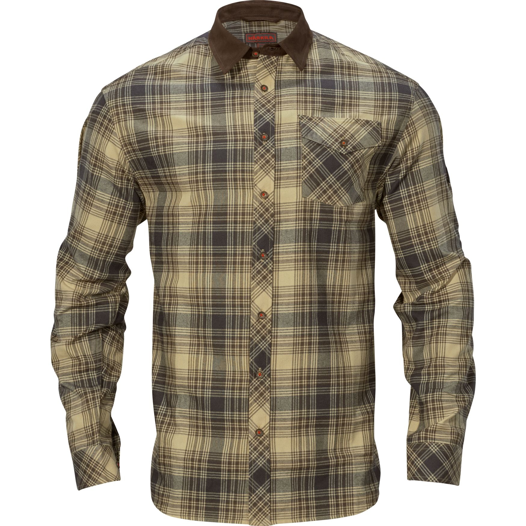 Härkila Driven Hunt flannel shirt Light teak check M -