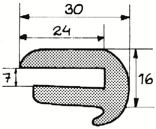 Relingslist Rl 8 Svart 12M