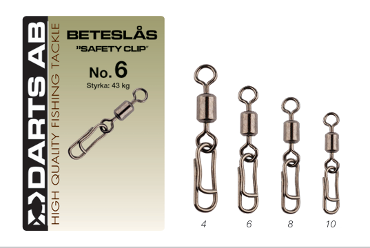 Darts Beteslås Safety Clip