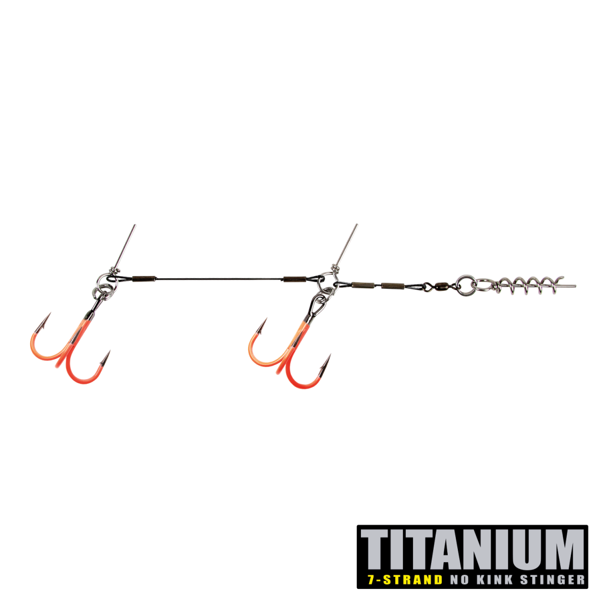 CWC Titanium UV Orange Stinger 50lb Junior Tandem 1 -