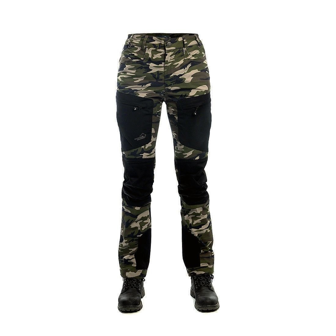 Arrak Outdoor Active Stretch Pants W LONG Camo 44L -