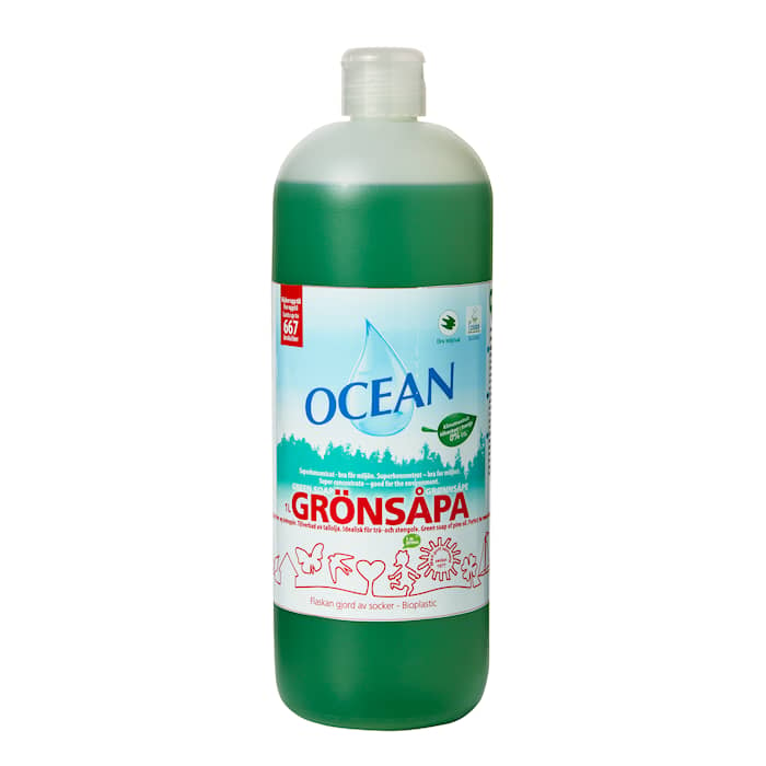 Grönsåpa Ocean 1l