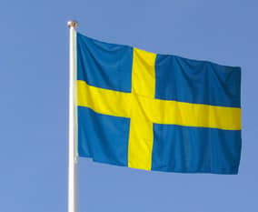 Sveriges flag 225x360cm