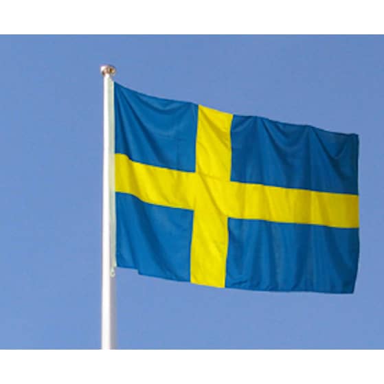 Sveriges flagg 225x360cm