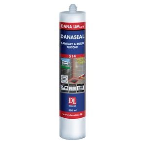 REA/Black Friday Våtrumssilikon 514 Dana Lim  Vit 300ml