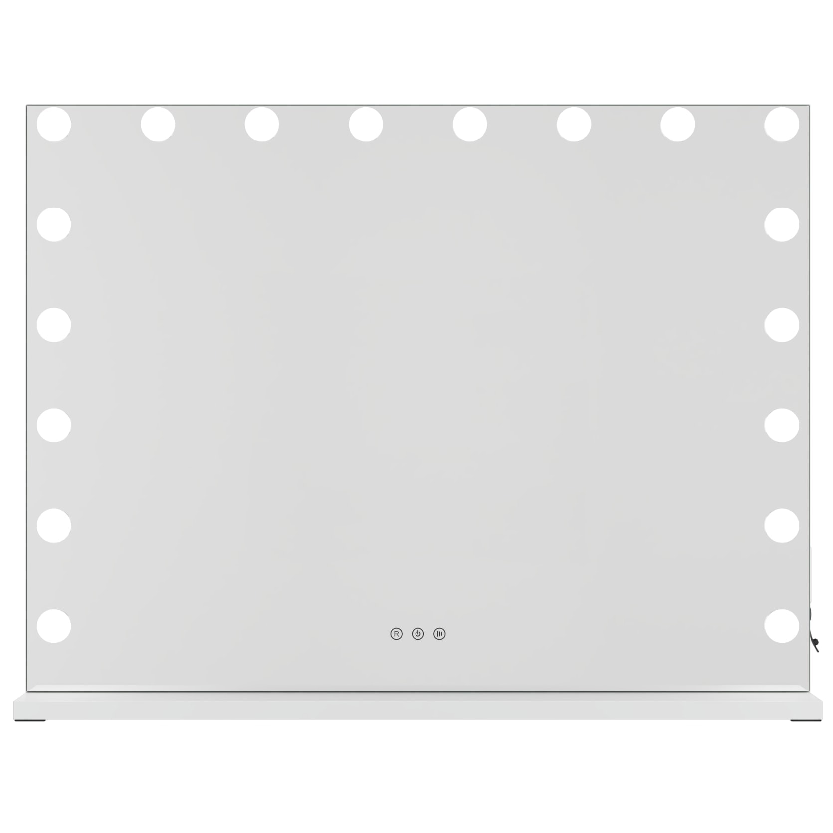 Lumio Lights Hollywood LED-spegel 80x62cm