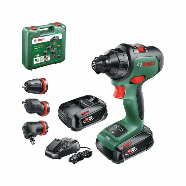 Bosch Skruvdragare ADV 18 i set med 2x2,5Ah batterier och laddare