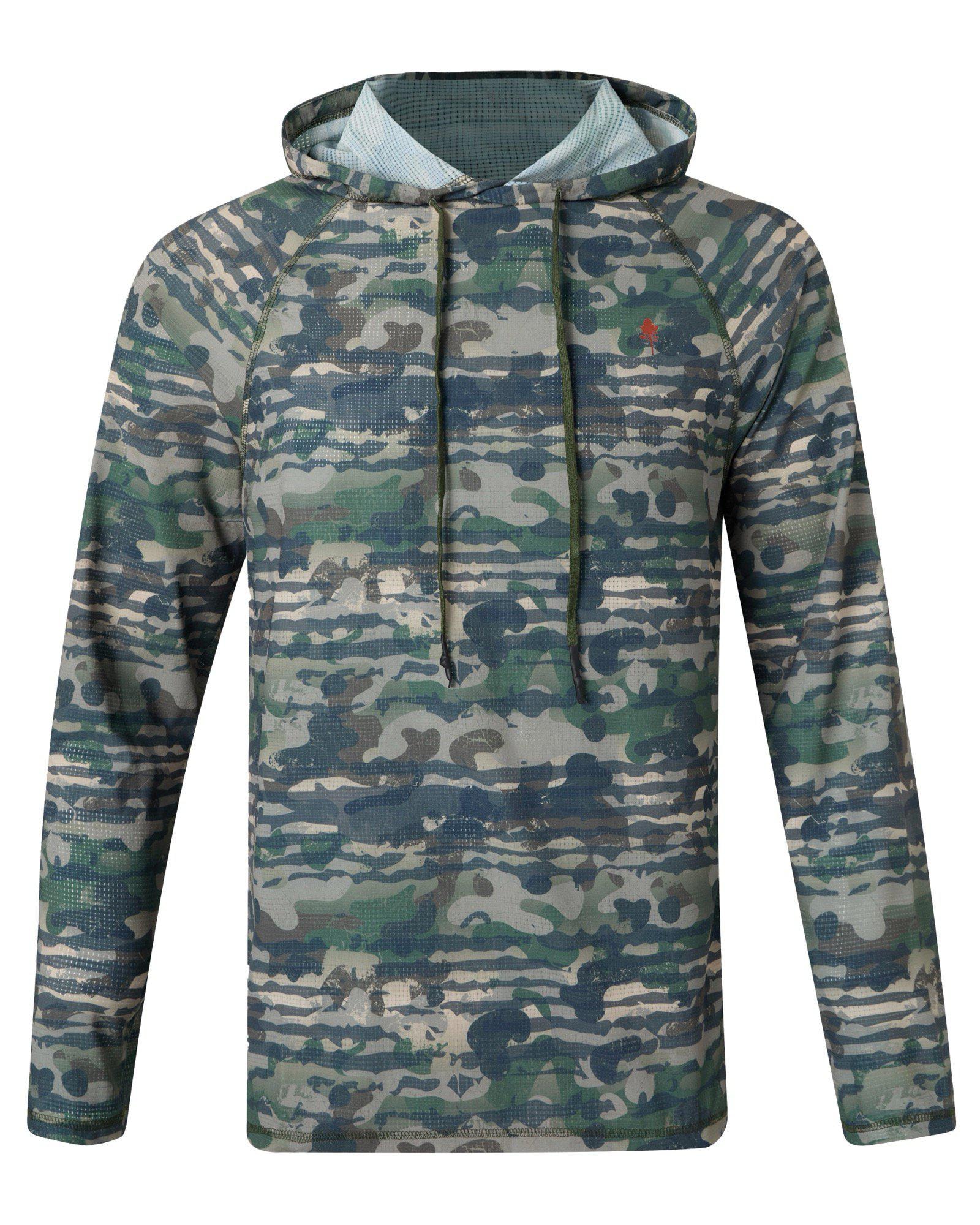 Pinewood Air Vent Hoodie Herr Green Camou