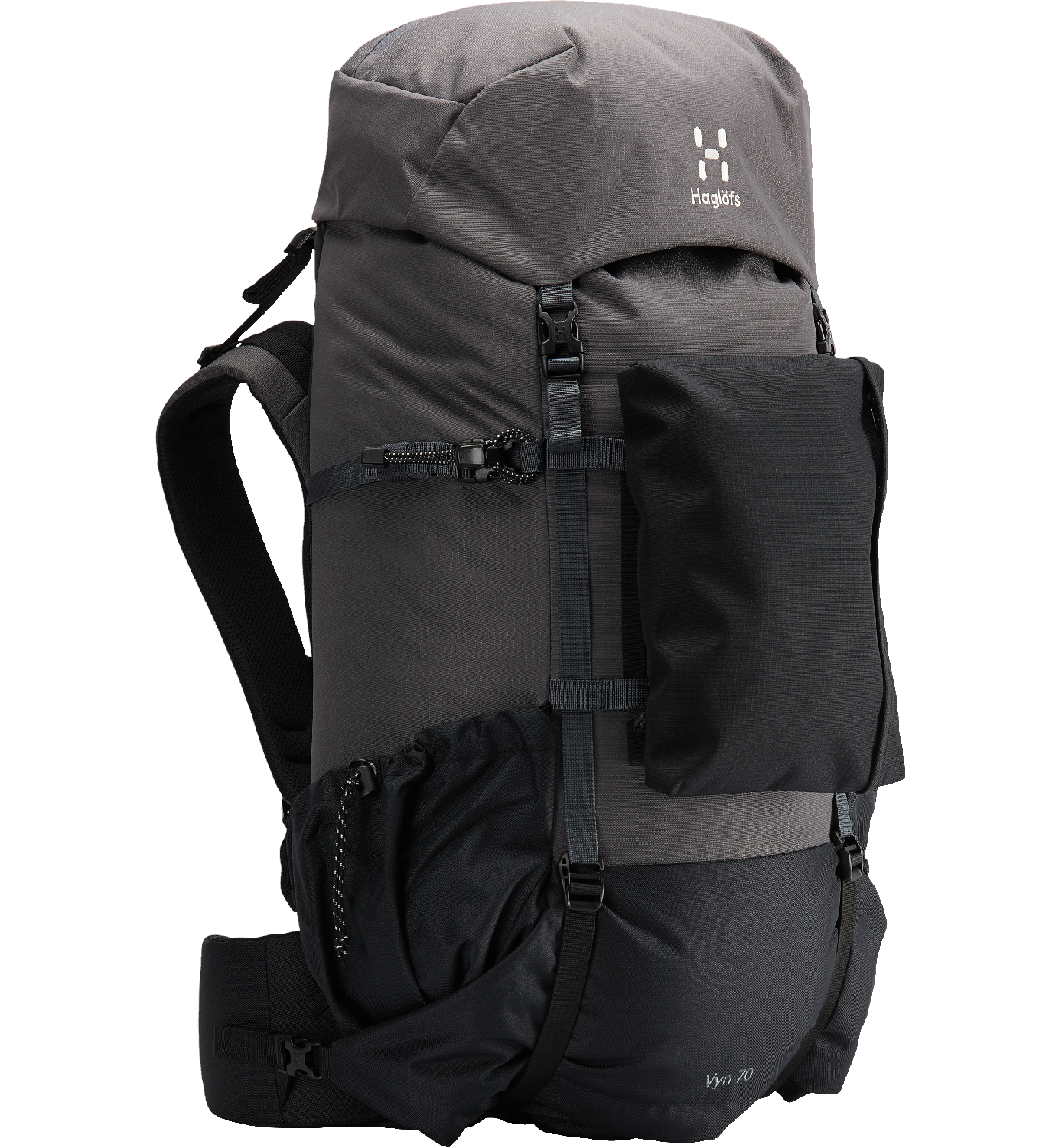 Haglöfs Vyn 70L Ryggsäck Magnetite/True Black -