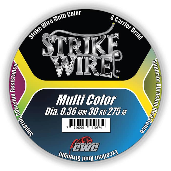 Strike Wire Multi Color X8 0,41 mm Fiskelina