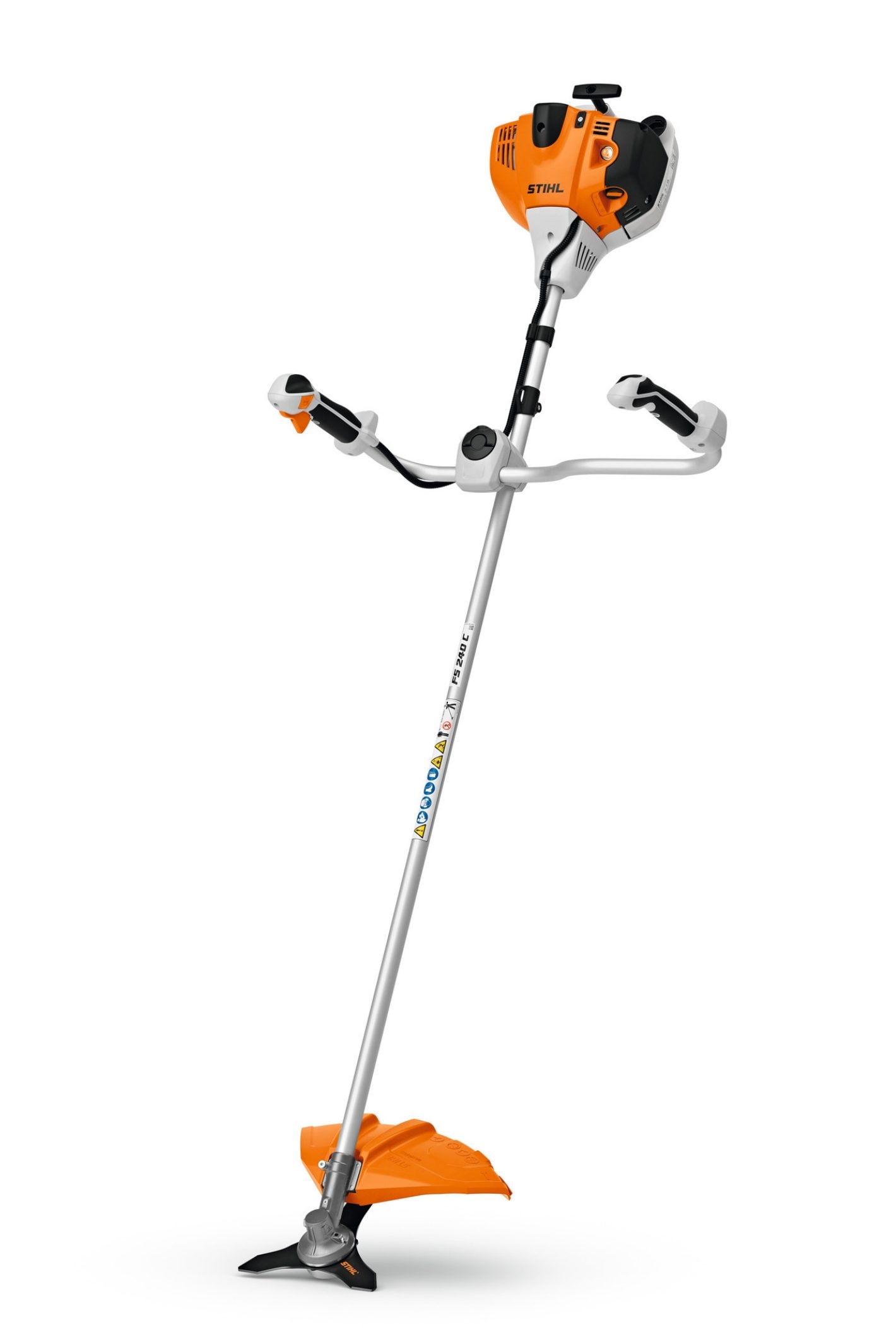 STIHL FS 240 C-E Freischneider inkl. Tragegurt und drei Schneidausrüstungen