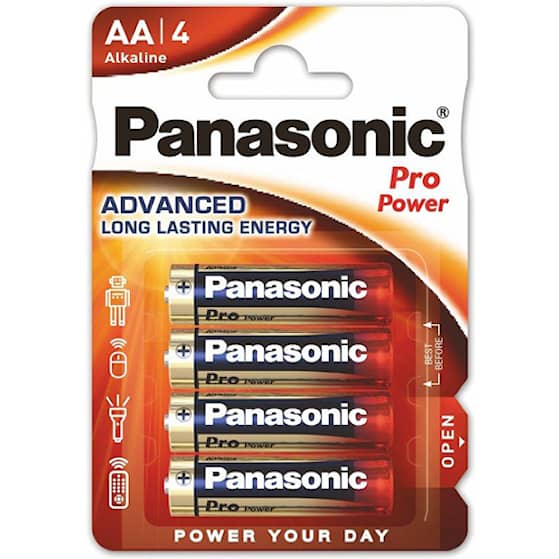 Panasonic Batteri Alkalisk Pro Power AA