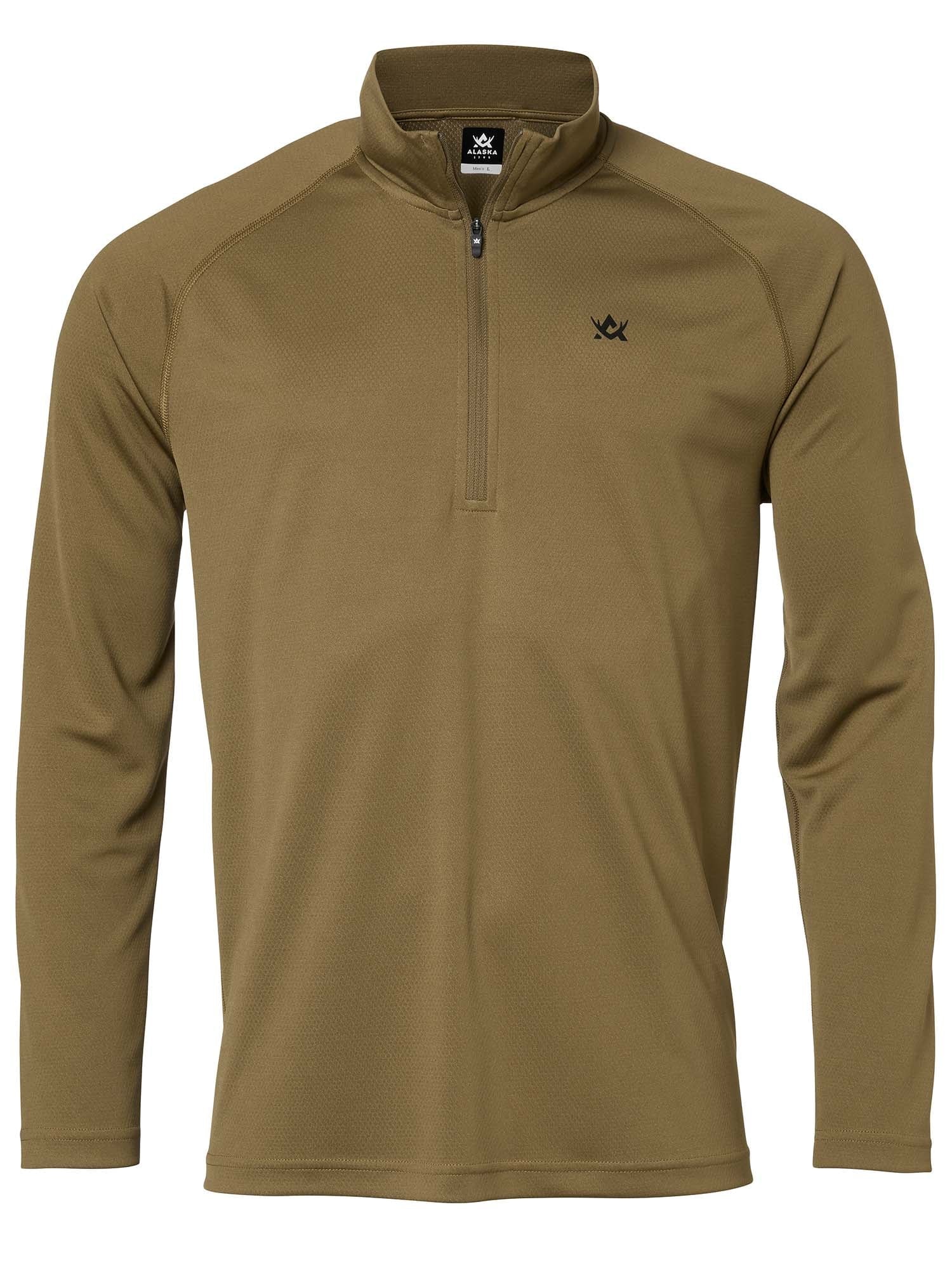 Alaska 1795 CoolDry Half-Zip Top Men Gravel