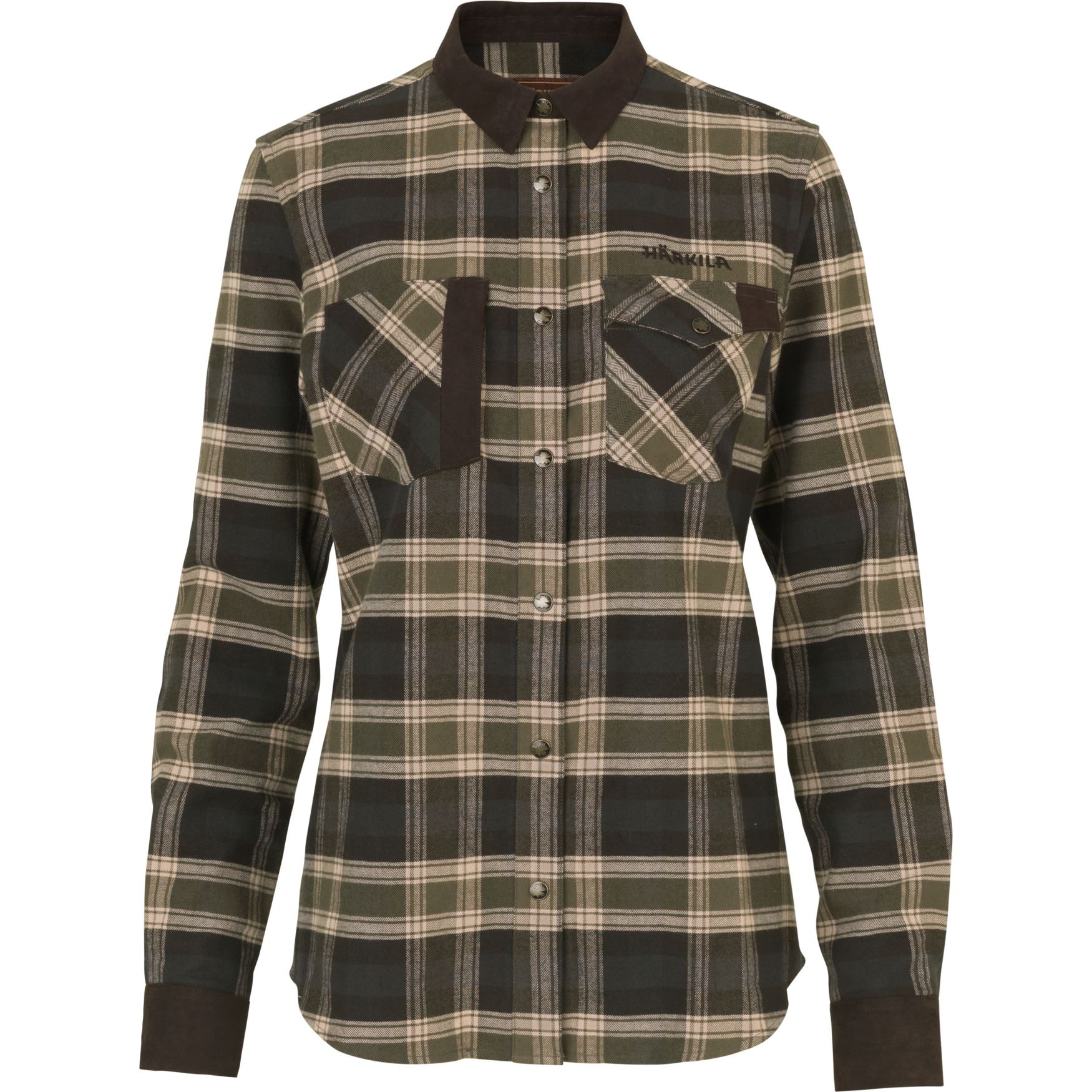 Härkila Aivak L/S skjorte Women Olive